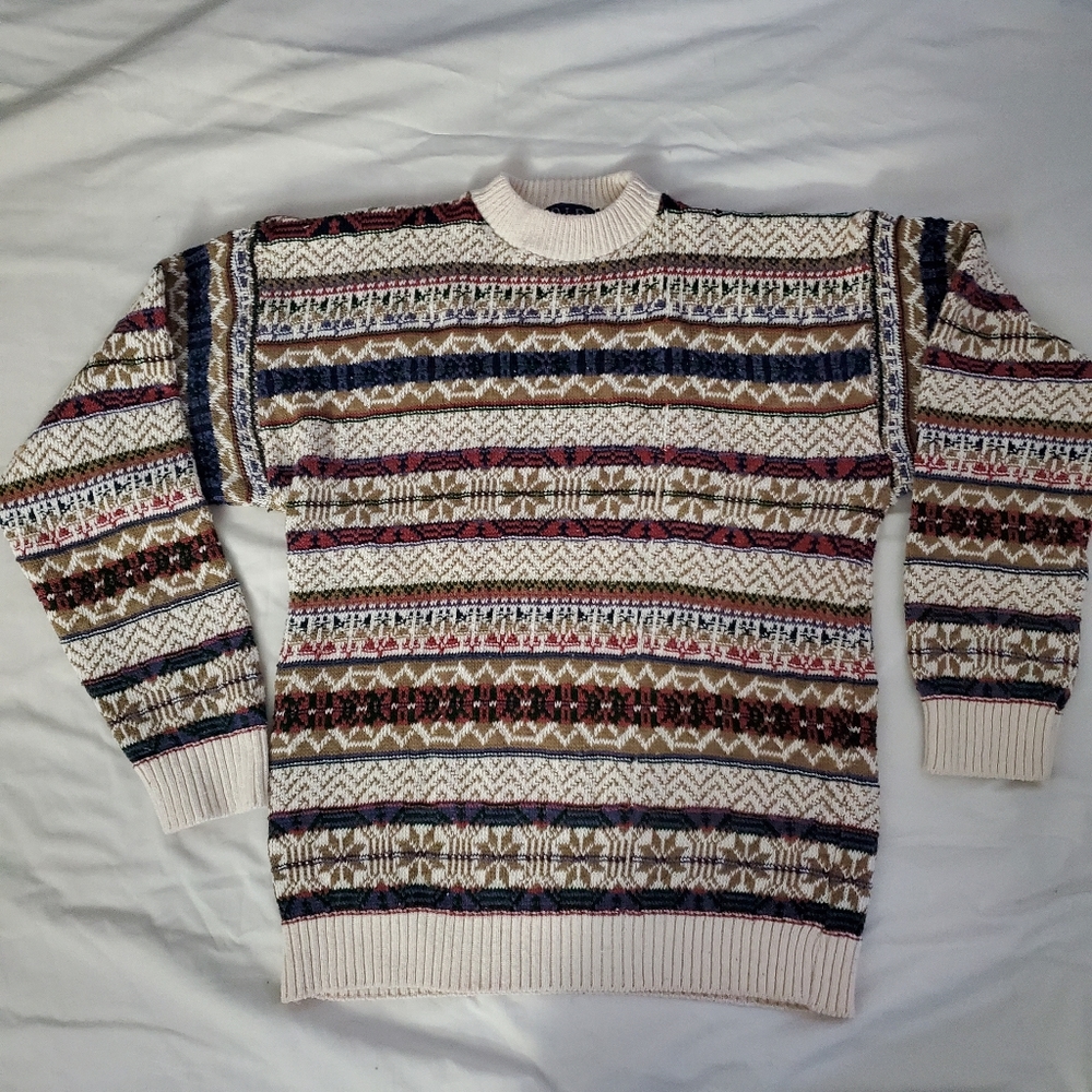 Mens Old Glory Large Size Sweater